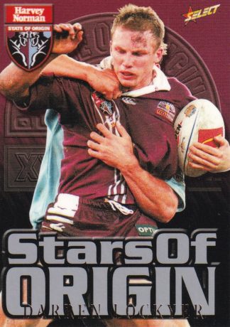 2000 Select NRL Stars Of Origin - S14 Darren Lockyer QLD