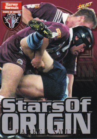 2000 Select NRL Stars Of Origin - S16 Darren Smith QLD