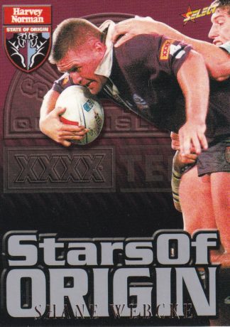 2000 Select NRL Stars Of Origin - S22 Shane Webcke QLD