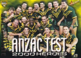 2000 Select NRL Anzac Test Heroes - A01 Australian Test Team