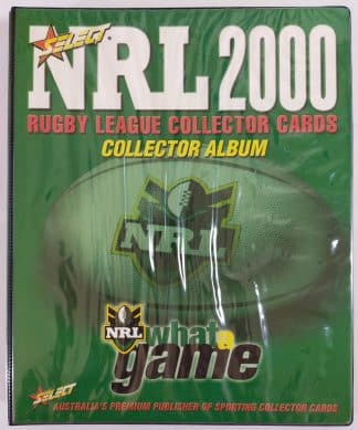 2000 Select NRL Album With Full Base Set - 121 Common Cards