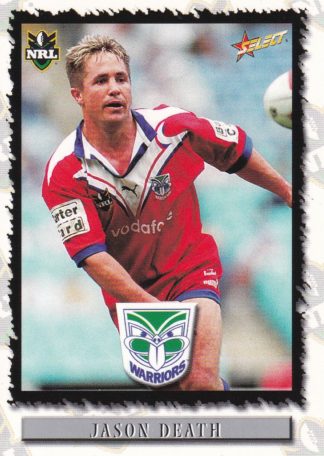 2000 Select NRL Common Card - Base 004 Jason Death Auckland Warriors
