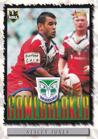 2000 Select NRL Common Card - Base 006 Stacey Jones Auckland Warriors