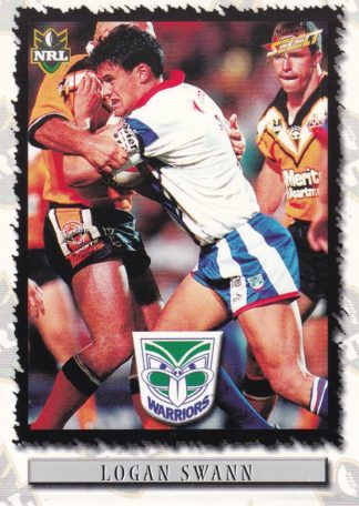 2000 Select NRL Common Card - Base 008 Logan Swann Auckland Warriors