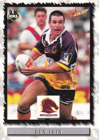 2000 Select NRL Common Card - Base 014 Ben Ikin Brisbane Broncos