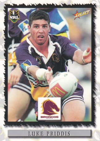 2000 Select NRL Common Card - Base 016 Luke Priddis Brisbane Broncos