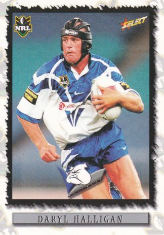 2000 Select NRL Common Card - Base 022 Daryl Halligan Canterbury Bulldogs