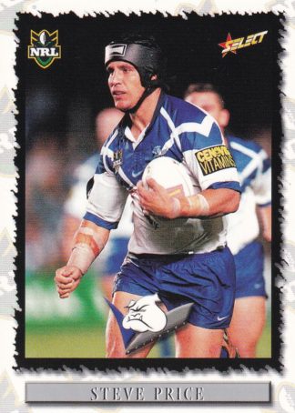 2000 Select NRL Common Card - Base 025 Steve Price Canterbury Bulldogs