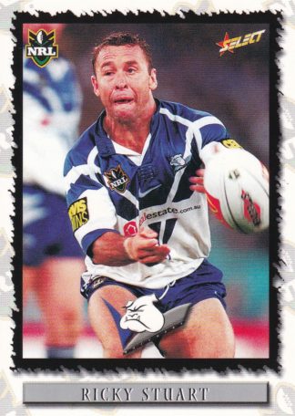2000 Select NRL Common Card - Base 028 Ricky Stuart Canterbury Bulldogs