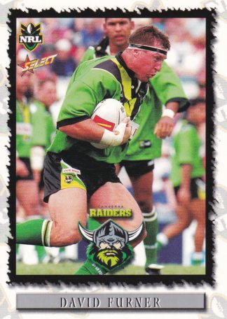 2000 Select NRL Common Card - Base 033 David Furner Canberra Raiders