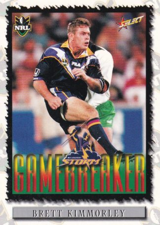 2000 Select NRL Common Card - Base 043 Brett Kimmorley Melbourne Storm