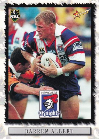 2000 Select NRL Common Card - Base 047 Darren Albert Newcastle Knights