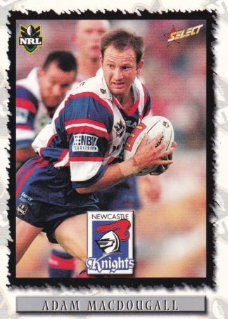 2000 Select NRL Common Card - Base 054 Adam MacDougall Newcastle Knights