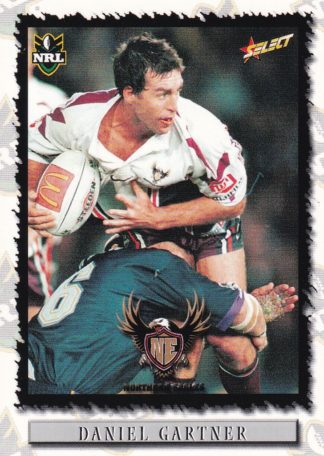 2000 Select NRL Common Card - Base 058 Daniel Gartner Northern Eagles