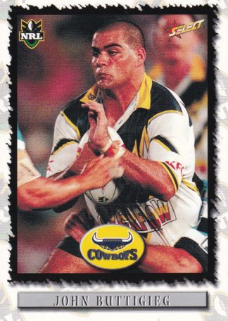 2000 Select NRL Common Card - Base 065 John Buttigieg North Qld Cowboys