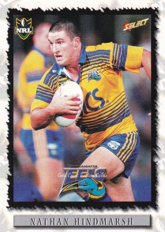 2000 Select NRL Common Card - Base 074 Nathan Hindmarsh Parramatta Eels