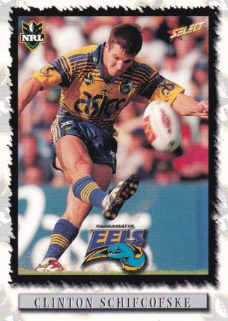 2000 Select NRL Common Card - Base 076 Clinton Schifcofske Parramatta Eels