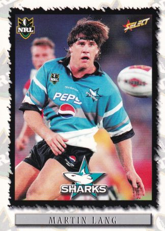 2000 Select NRL Common Card - Base 089 Martin Lang Cronulla Sharks