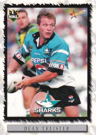 2000 Select NRL Common Card - Base 095 Dean Treister Cronulla Sharks