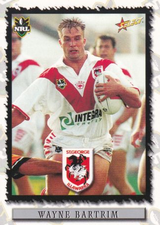 2000 Select NRL Common Card - Base 099 Wayne Bartrim St George Dragons