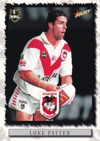 2000 Select NRL Common Card - Base 101 Luke Patten St George Dragons