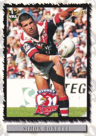 2000 Select NRL Common Card - Base 106 Simon Bonetti Sydney Roosters