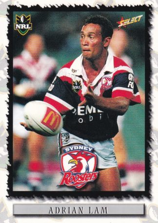 2000 Select NRL Common Card - Base 107 Adrian Lam Sydney Roosters