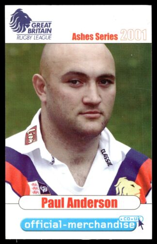 2001 Ashes Series Great Britiain - 01 Paul Anderson