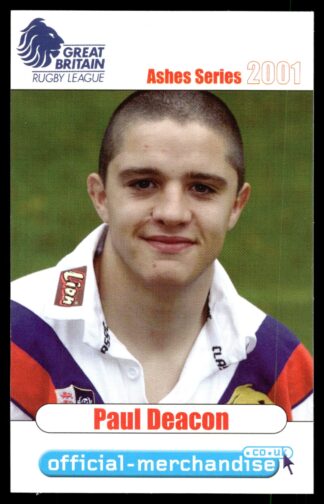 2001 Ashes Series Great Britiain - 04 Paul Deacon