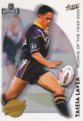 2001 NRL Impact Accolades - A3 Tasesa Lavea Melbourne Storm