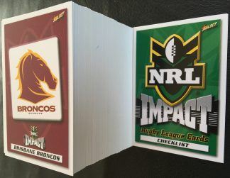 2001 NRL Impact Base Set - 160 Common Cards