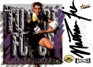 2001 NRL Impact Future Force Signature - FF02 Nathan Fien North Qld Cowboys