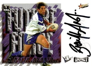 2001 NRL Impact Future Force Signature - FF03 Braith Anasta Canterbury Bulldogs
