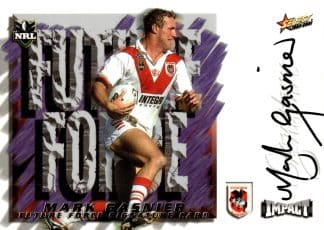 2001 NRL Impact Future Force Signature - FF08 Mark Gasnier St George Dragons