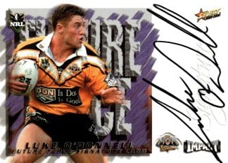 2001 NRL Impact Future Force Signature - FF12 Luke O'Donnell Wests Tigers