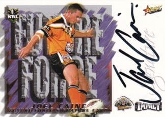 2001 NRL Impact Future Force Signature - FF13 Joel Caine Wests Tigers