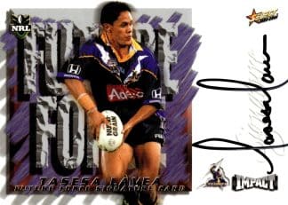 2001 NRL Impact Future Force Signature - FF15 Tasesa Lavea Melbourne Storm