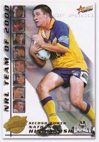 2001 NRL Impact Team Of The Year - TY7 Nathan Hindmarsh Parramatta Eels