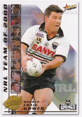2001 NRL Impact Team Of The Year - TY8 Craig Gower Penrith Panthers