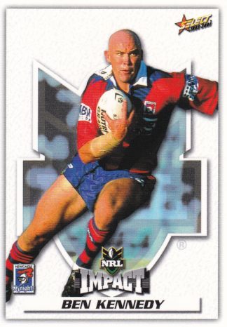 2001 NRL Impact Common Card - Base 033 Ben Kennedy Newcastle Knights