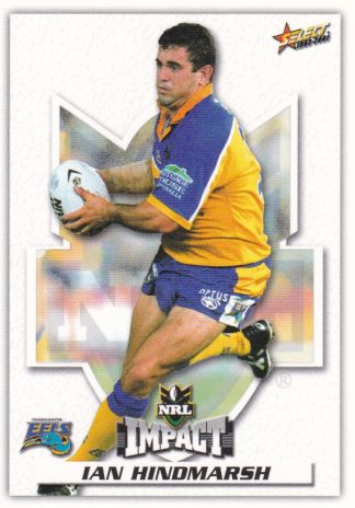 2001 NRL Impact Common Card - Base 044 Ian Hindmarsh Parramatta Eels