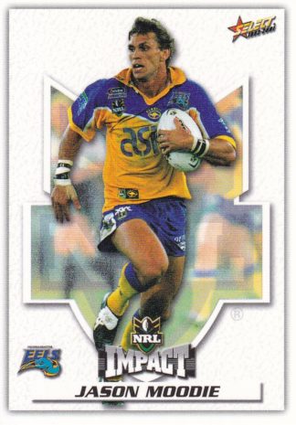 2001 NRL Impact Common Card - Base 046 Jason Moodie Parramatta Eels