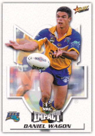2001 NRL Impact Common Card - Base 050 Daniel Wagon Parramatta Eels
