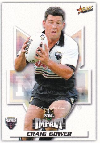 2001 NRL Impact Common Card - Base 064 Craig Gower Penrith Panthers