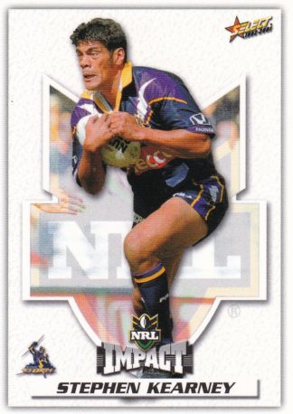 2001 NRL Impact Common Card - Base 078 Stephen Kearney Melbourne Storm
