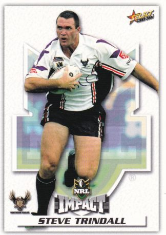 2001 NRL Impact Common Card - Base 132 Steve Trindall Northern Eagles