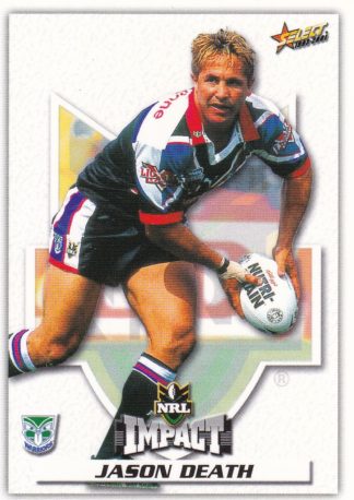 2001 NRL Impact Common Card - Base 144 Jason Death New Zealand Warriors