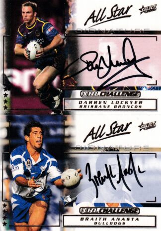 2002 NRL Challenge All Star Signatures