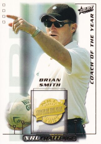 2002 NRL Challenge Dally M Award Winner - DM7 Brian Smith Parramatta Eels