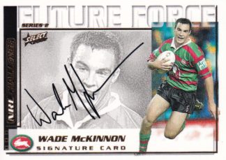 2002 NRL Challenge Future Force Signature - FF17 Wade McKinnon South Sydney Rabbitohs